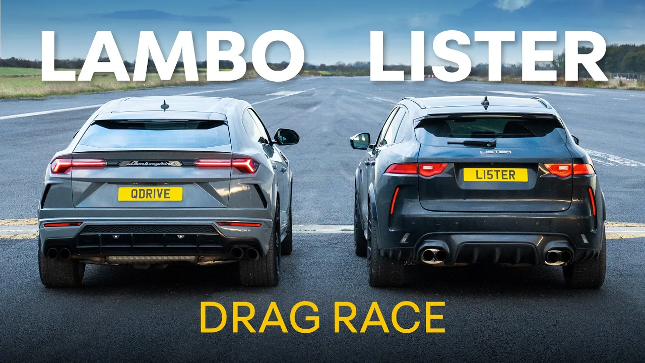 Lamborghini Urus vs 666hp Lister Stealth: Fastest SUV Drag Race
