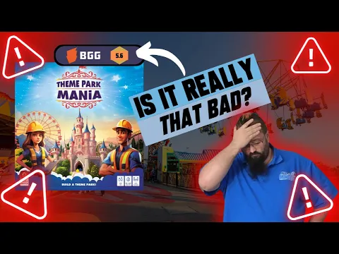 Theme Park Mania Board Game Review