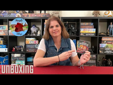 D&D Dungeon Mayhem Board Game Unboxing