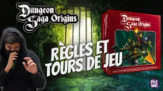 Dungeon Saga Origins - Règles et Tours de jeu