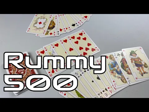 How to Play Rummy 500 | a rummy card game for 2 or more players | Skip Solo