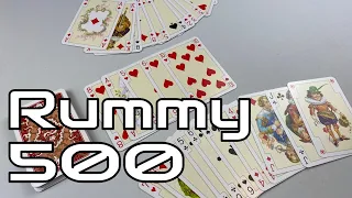 How to Play Rummy 500 | a rummy card game for 2 or more players | Skip Solo
