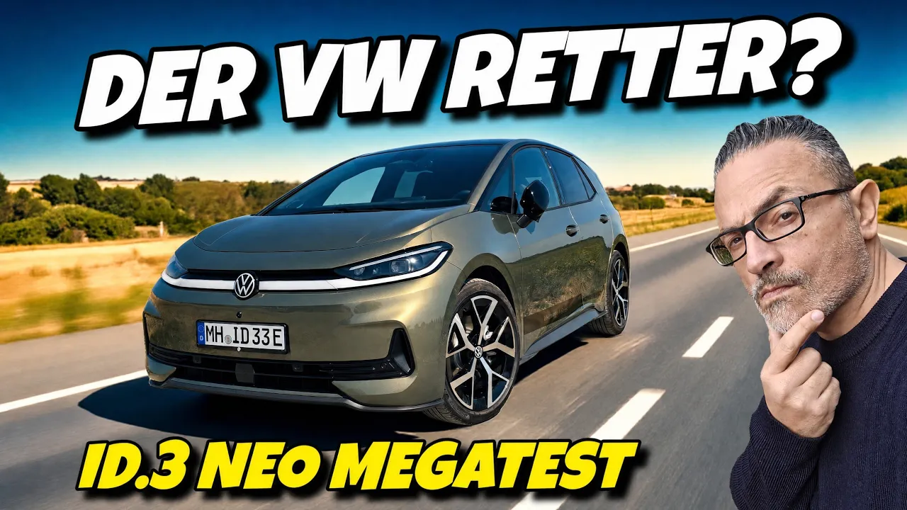 VW ID.3 Neo im großen Test: So weit kommt der 79 kWh Akku wirklich!