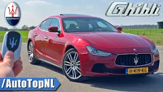 Maserati Ghibli V6 REVIEW on AUTOBAHN [NO SPEED LIMIT!] by AutoTopNL