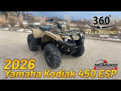 2026 Yamaha Kodiak 450 Eps Fall Beige W/ Realtree Edge Thumbnail alt