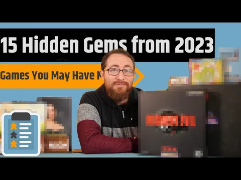 The Best 15 Hidden Gems of 2023 - Board Games You May Have Missed