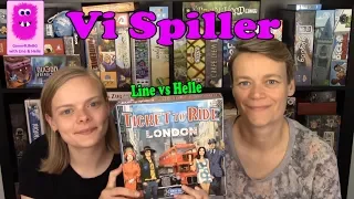 Ticket to Ride: London, Spilgennemgang & Første Indtryk (In Danish, brætspil, familiespil)