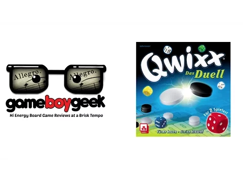 Qwixx Duel (Allegro 2-min) Review with the Game Boy Geek