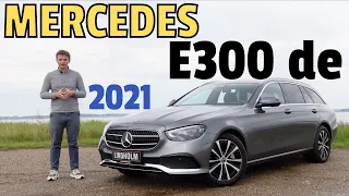 DIESEL PLUG-IN HYBRID?! Så mange km/l kører den med tomt batteri! Mercedes E300 DE