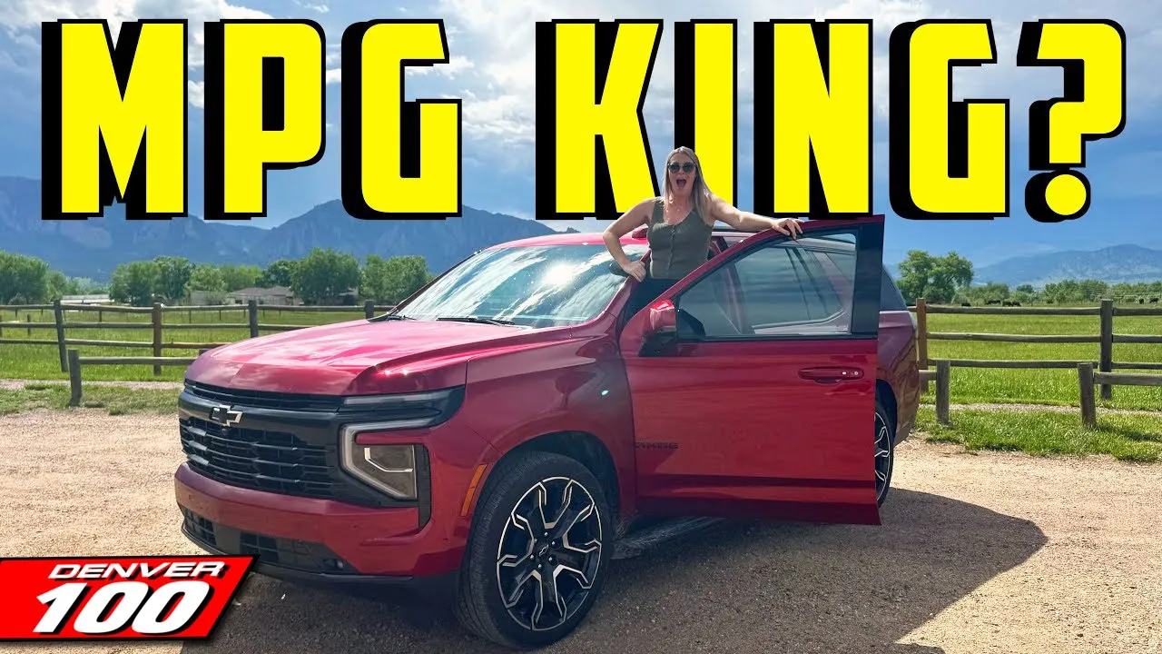 This 2025 Chevy Tahoe Is The Champ Of The Denver 100 MPG Test Because Of What’s Under The Hood!