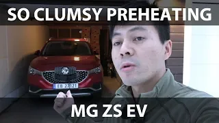 MG ZS EV preheating fail