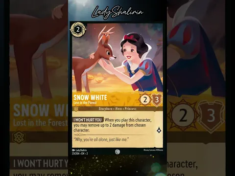 Beautiful Art of Disney Lorcana Rise of the Floodborn Amber Inks #amber #lorcana #tcg #art #disney