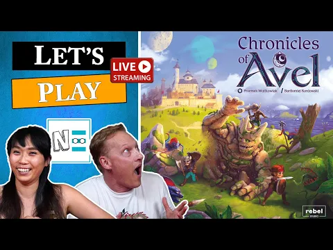 CHRONICLES OF AVEL Board Game Playthrough Live