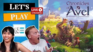 CHRONICLES OF AVEL Board Game Playthrough Live
