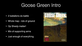 TCS Goose Green preview