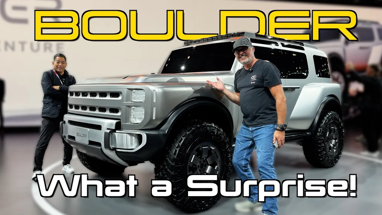 Wait… Hyundai Built THIS?! 😳 Boulder Concept 4x4 First Look (NYIAS 2026)
