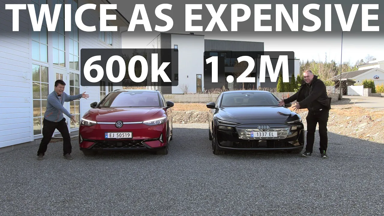 VW ID7 GTX Tourer vs Audi S6 e-tron Avant side-by-side comparison