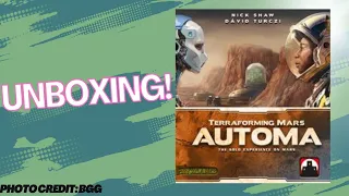 Terraforming Mars Automa: Unboxing