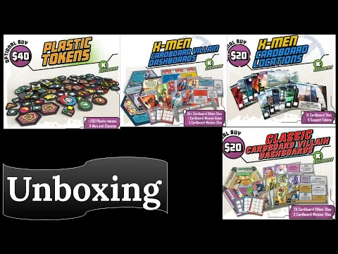 Marvel United - Upgrade Components: Unboxing