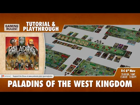 Paladins of the West Kingdom - Tutorial & Playthrough