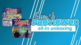 Lords of Vegas and Americana All-In Kickstarter Unboxing and Storage