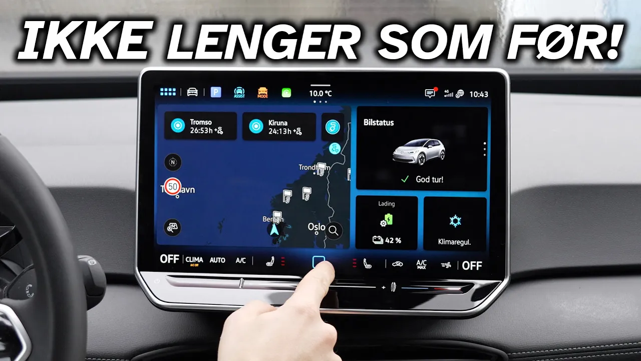 Volkswagen sin programvare er bedre enn andre! Dette er ID Software 5.4!