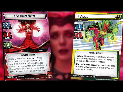 Wanda (Sidekick) Leadership vs Vision Marvel Champions Live Replay