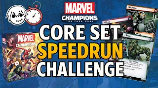 Marvel Champions Core Set Speedrun Challenge