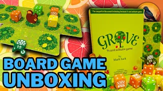 Grove: The Perfect Solo Sequel to Orchard? - Board Game Unboxing #BoardGames #BoardGaming