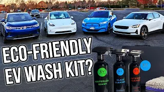 Wash your EV with an environmentally friendly car wash kit!