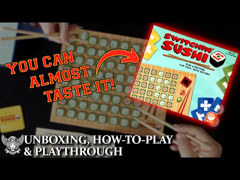 Watch us play Switchin' Sushi from setup to final flip — who takes the win