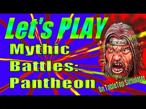 Lets Play Mythic Battles Pantheon on TableTop Simulator Full Game and Draft 2x2 Players
