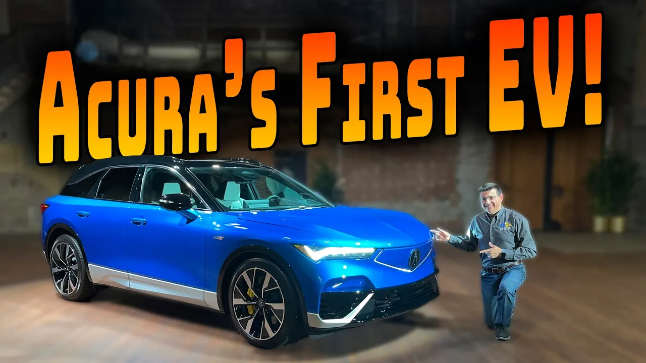I Got Hands On With The Full Electric 2024 Acura ZDX!