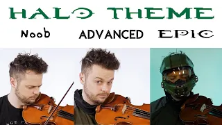 5 Levels of Halo Theme: Noob to Epic