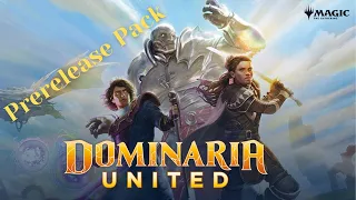 Magic The Gathering: Dominaria United Prerelease Pack Unboxing