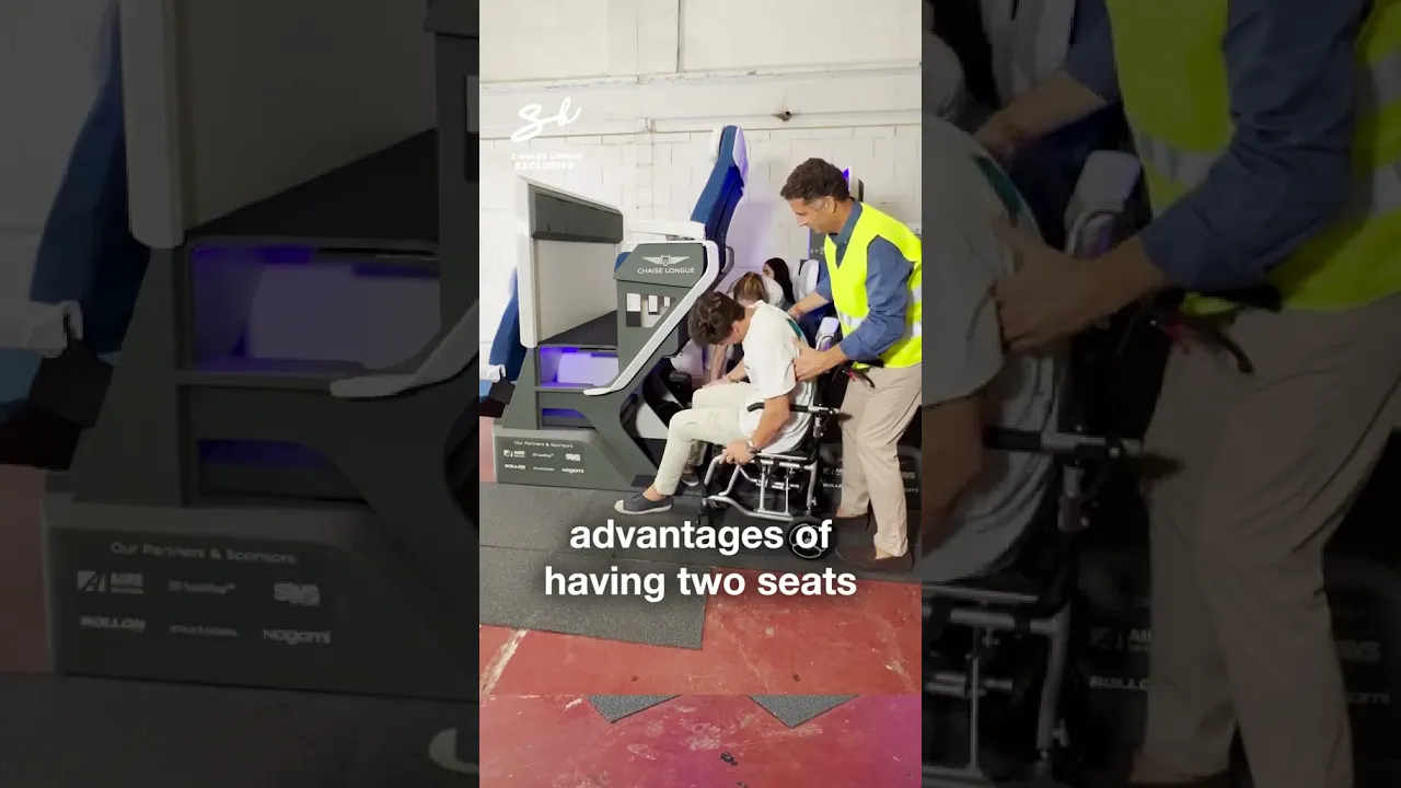 Will these double-decker airplane seats "take off?" ✈️🤣  #supercarblondie #flying #travel