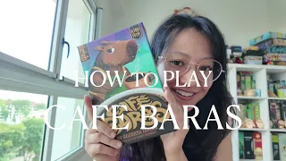 Café Baras: How to Play + Quick Review // Cute and cosy card game