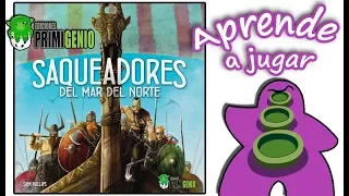 Saqueadores del Mar del Norte - Español - Reseña Juego de Mesa - Preparación y cómo se juega