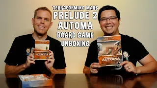 Unboxing Terraforming Mars Prelude 2 and Automa Expansions