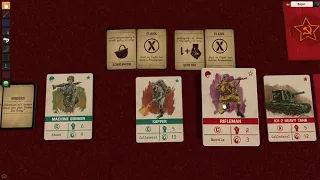 Cards of Honor - Eastern front - solo play - Video 1