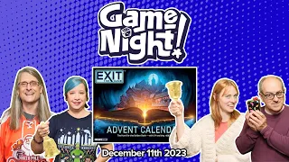 GameNight! Day 11 of 24 Days of Christmas - Exit: The Game Advent Calendar The Hunt for the Golden Book
