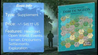 An Adventures in Solitaire Review of D100 Dungeon: World Builder