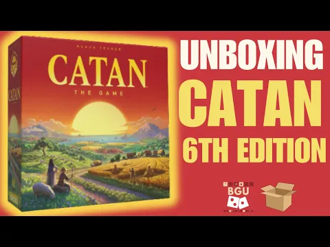 Catan 6th Edition Unboxing (Latest Version)