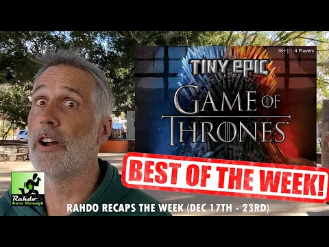 Tiny epic WINTER IS COMING! Plus another new Feld??? | Rahdo Recaps the Week (Dec 17th-23rd)