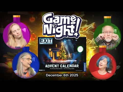 GameNight! 24 Days of Christmas Day 6 - Exit: The Game Advent Calendar - The Missing Hollywood Star