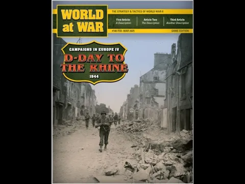 World at War #100 D-Day to the Rhine Unbagging (CiE v4)