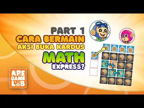 Tutorial: Cara Bermain Permainan Board Game MATH EXPRESS - Numbers Edition PART 1