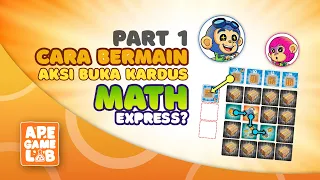 Tutorial: Cara Bermain Permainan Board Game MATH EXPRESS - Numbers Edition PART 1