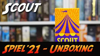SCOUT - Brettspiel Unboxing (Oink Games)