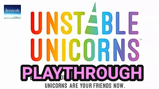 Unstable Unicorns Card Game | Playthrough